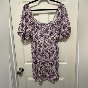 Floral Purple Dress